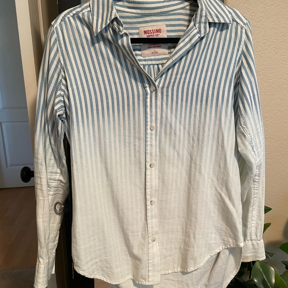 Boyfriend fit button down shirt